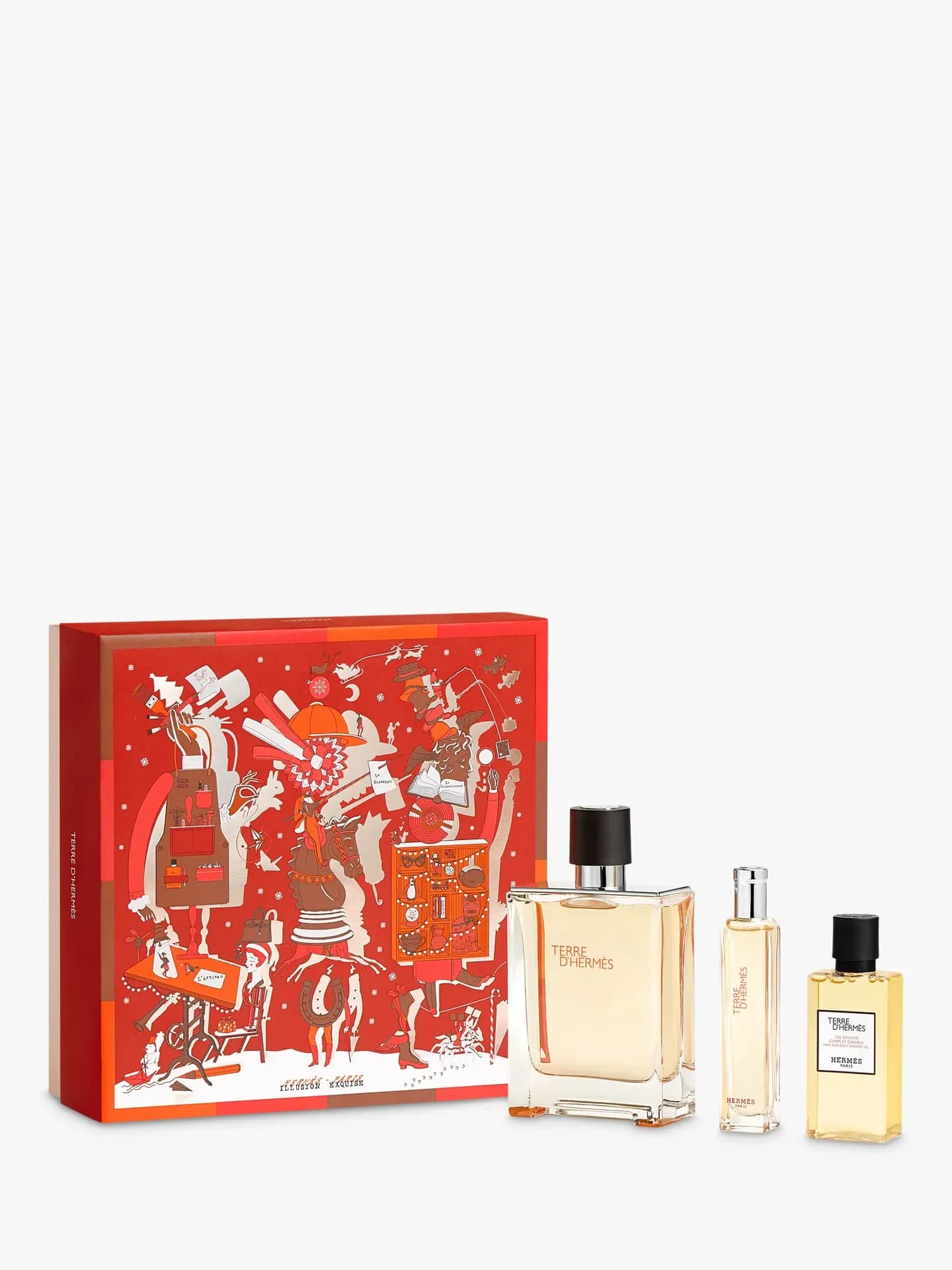 Hermes Terre D'hermes Pure Parfum 3-Piece Gift Set