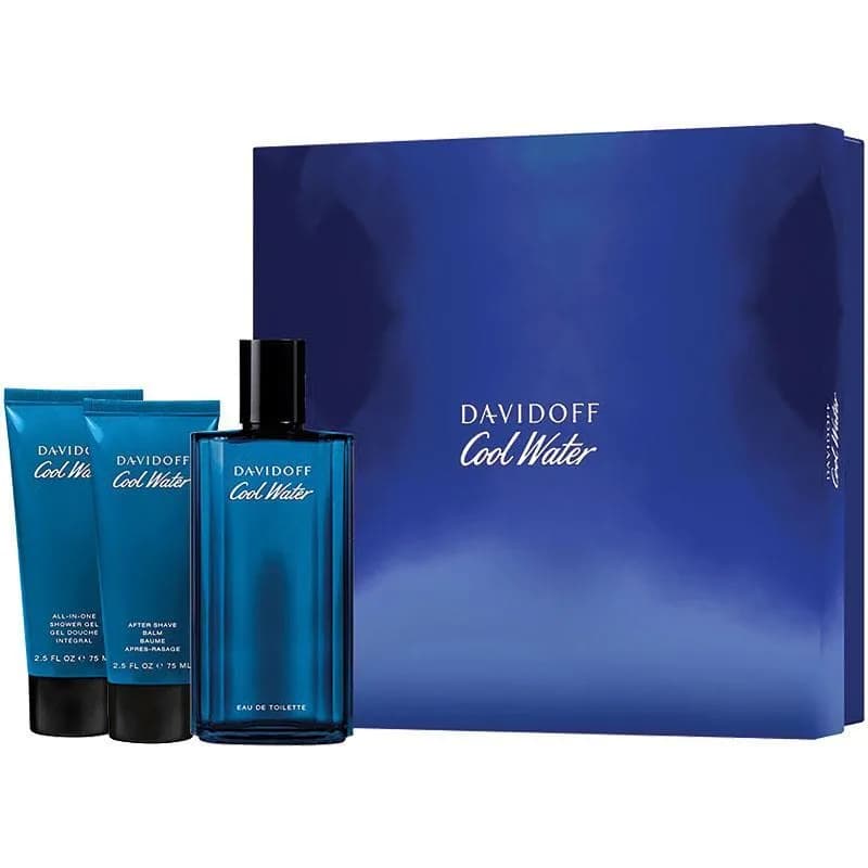 Davidoff Cool Water 3-Piece Gift Set - Scents Avenue NG