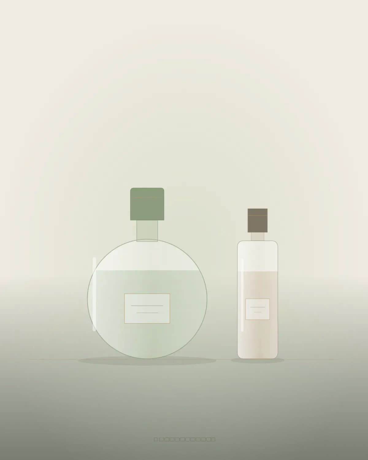 Lumen Botanica Garden Rain bottle, second view (sample image)