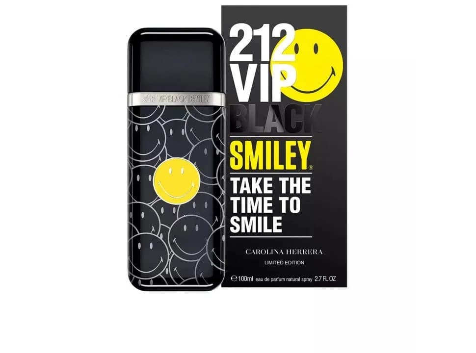 Carolina Herrera 212 VIP Black Smiley - Scents Avenue NG